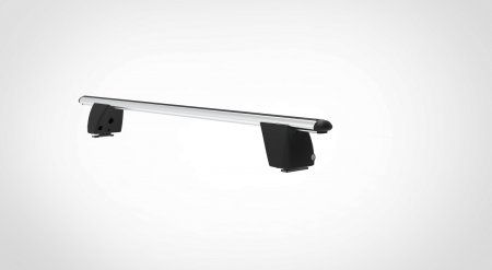 Комплект поперечин Turtle Tourmaline V3 серебристого цвета от магазина ФаркопРос